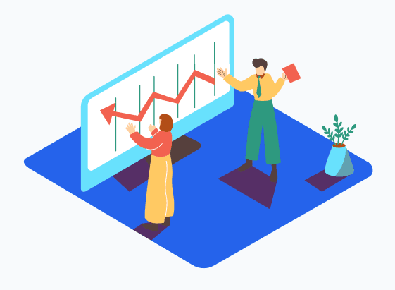 Business Growth and Analytics Illustration